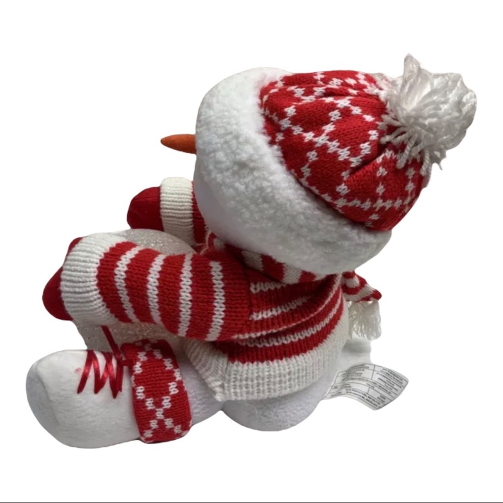 Avon Snowy Glow Plush Snowman LCD Multicolor Light Changing Christmas Decoration - Picture 5 of 14